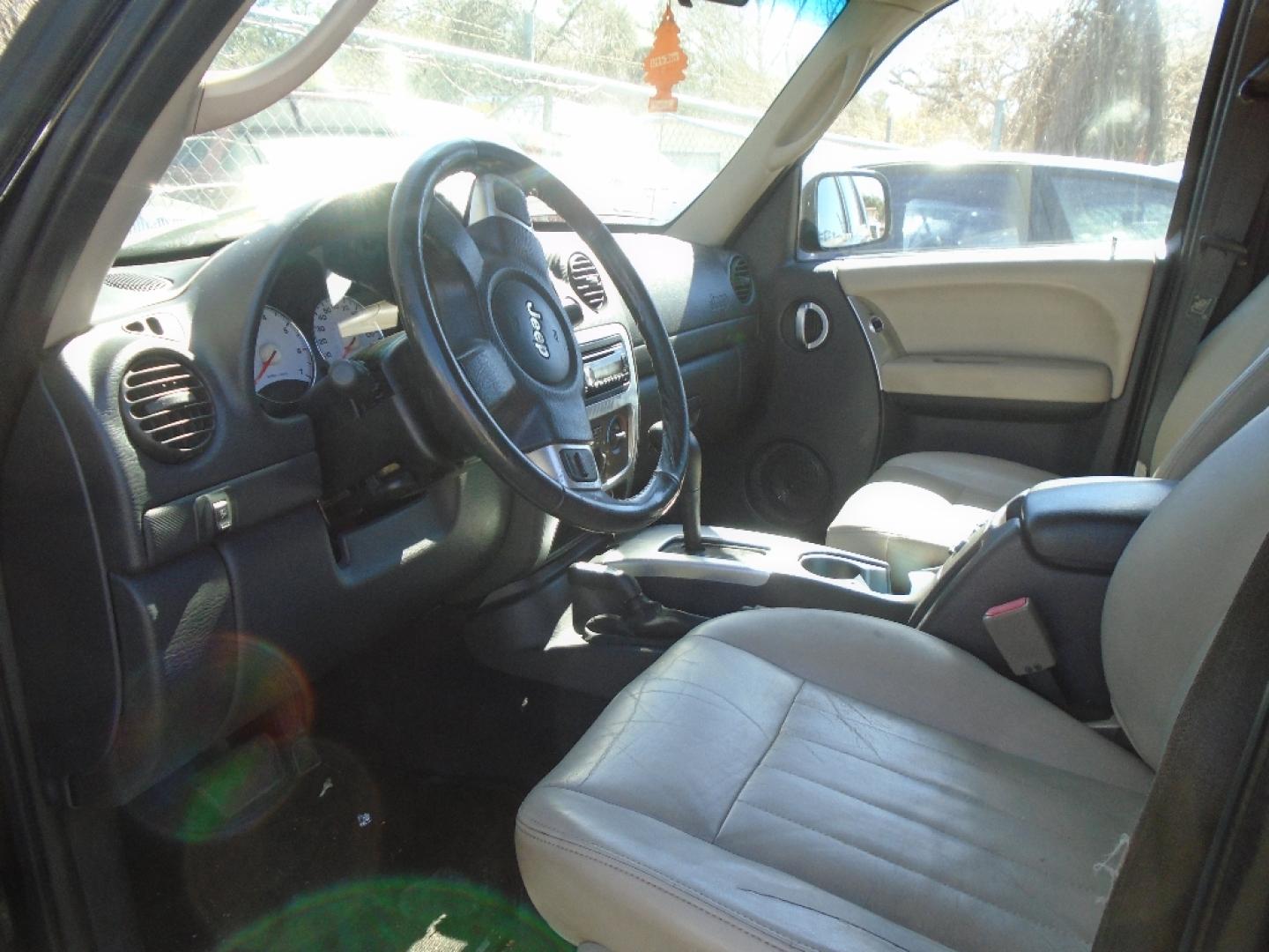 2003 BLACK JEEP LIBERTY Renegade 4WD (1J4GL38K63W) with an 3.7L V6 SOHC 12V engine, AUTOMATIC transmission, located at 2303 West Mt. Houston, Houston, 77038, (281) 507-3956, 29.771597, -95.339569- Photo#3