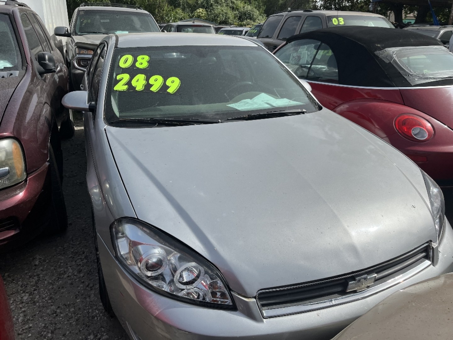 2008 SILVER CHEVROLET IMPALA LS (2G1WB58K689) with an 3.5L V6 OHV 16V FFV engine, AUTOMATIC transmission, located at 2303 West Mt. Houston, Houston, 77038, (281) 507-3956, 29.771597, -95.339569- Photo#1