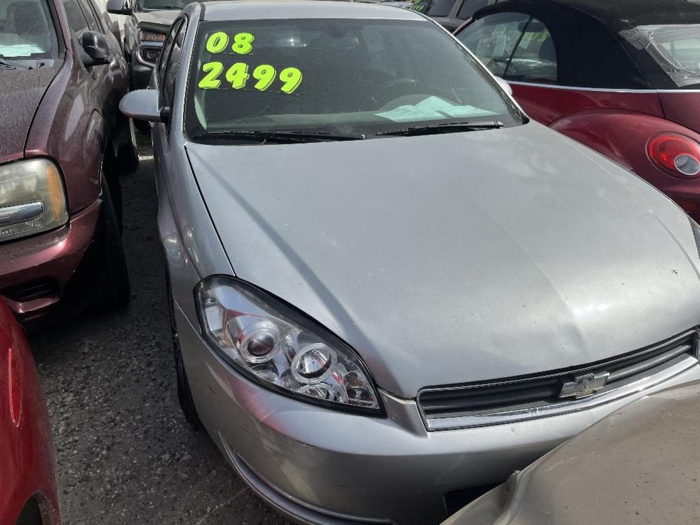 2008 SILVER CHEVROLET IMPALA LS (2G1WB58K689) with an 3.5L V6 OHV 16V FFV engine, AUTOMATIC transmission, located at 2303 West Mt. Houston, Houston, 77038, (281) 507-3956, 29.771597, -95.339569 - Photo#0
