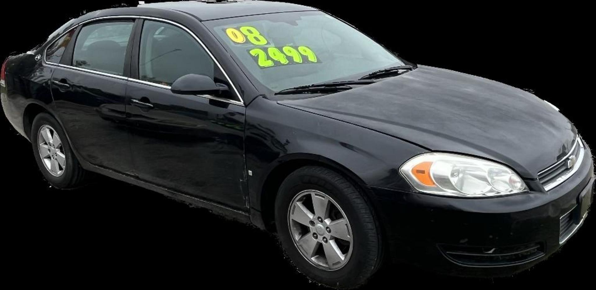 2008 BLACK CHEVROLET IMPALA LS (2G1WB58K681) with an 3.5L V6 OHV 16V FFV engine, AUTOMATIC transmission, located at 2303 West Mt. Houston, Houston, 77038, (281) 507-3956, 29.771597, -95.339569 - Photo#5