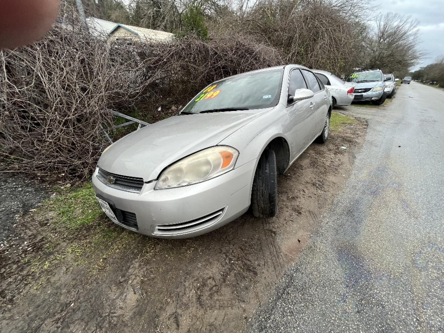 2008 GRAY CHEVROLET IMPALA LS (2G1WB58K189) with an 3.5L V6 OHV 16V FFV engine, AUTOMATIC transmission, located at 2303 West Mt. Houston, Houston, 77038, (281) 507-3956, 29.771597, -95.339569- Photo#3