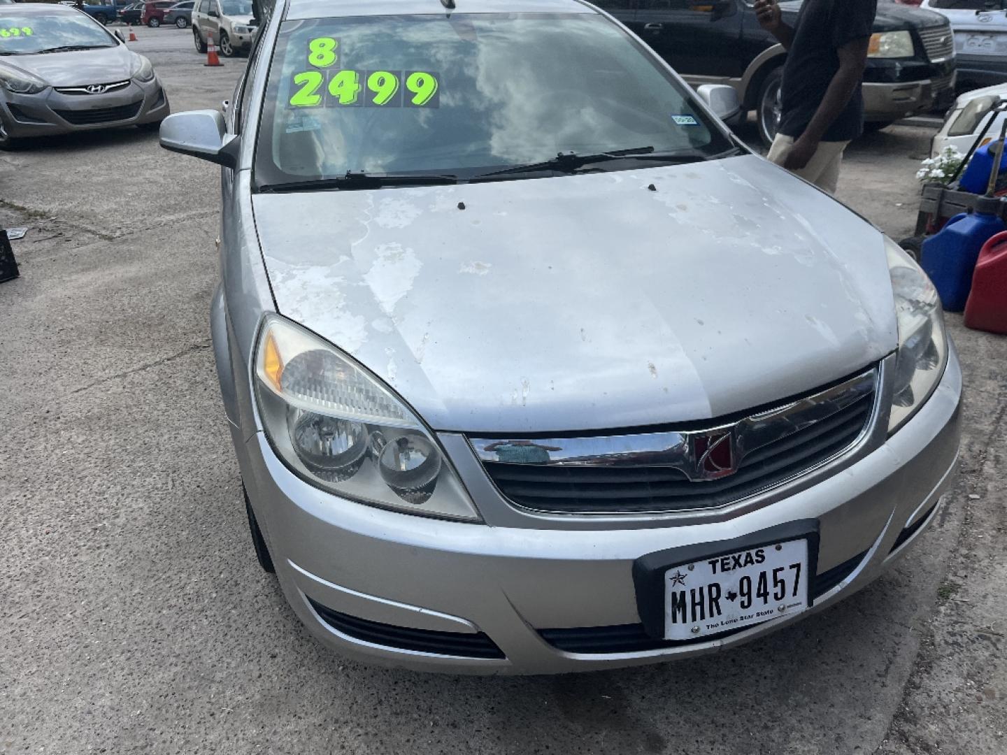 2008 GRAY SATURN AURA XE (1G8ZS57N98F) with an 3.5L V6 12V OHV engine, AUTOMATIC transmission, located at 2303 West Mt. Houston, Houston, 77038, (281) 507-3956, 29.771597, -95.339569- Photo#1