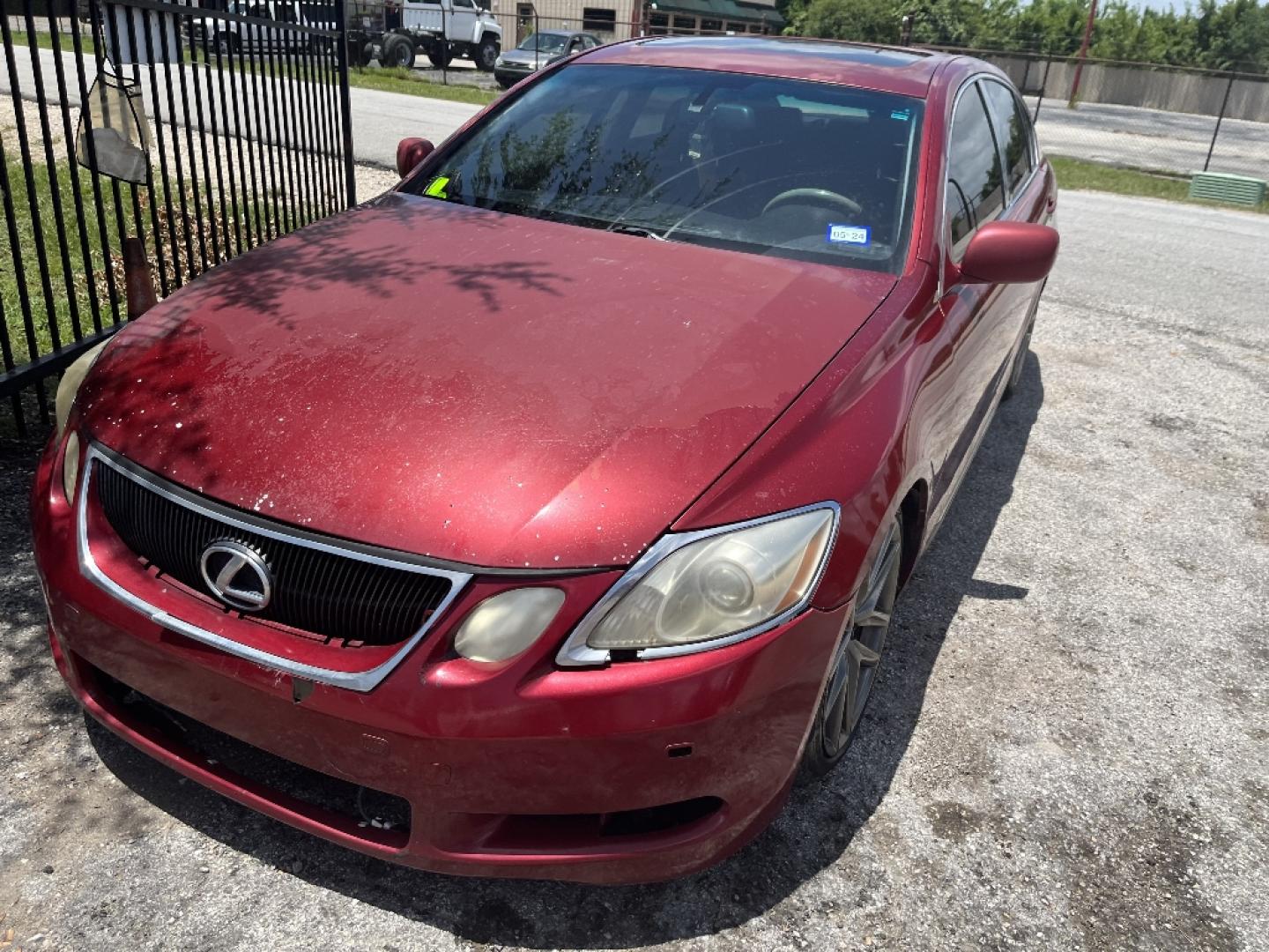 2006 MAROON LEXUS GS GS 300 (JTHBH96S165) with an 3.0L V6 DOHC 24V engine, AUTOMATIC transmission, located at 2303 West Mt. Houston, Houston, 77038, (281) 507-3956, 29.771597, -95.339569- Photo#1