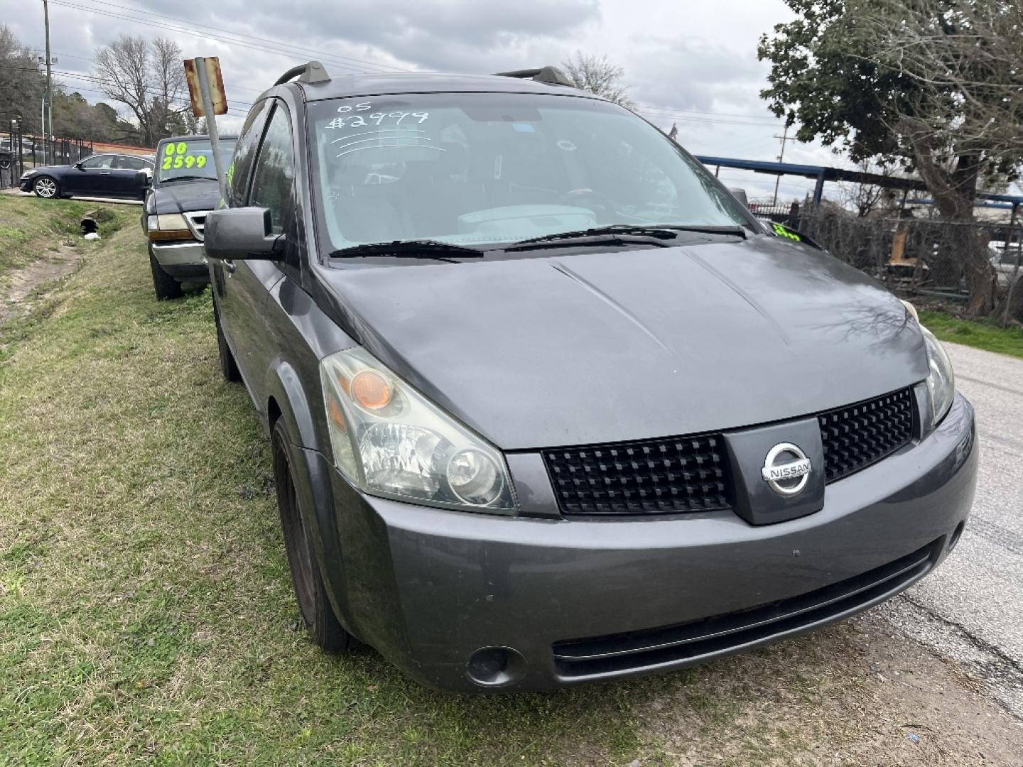 2005 BLUE NISSAN QUEST 3.5 (5N1BV28U95N) with an 3.5L V6 DOHC 24V engine, AUTOMATIC transmission, located at 2303 West Mt. Houston, Houston, 77038, (281) 507-3956, 29.771597, -95.339569- Photo#3