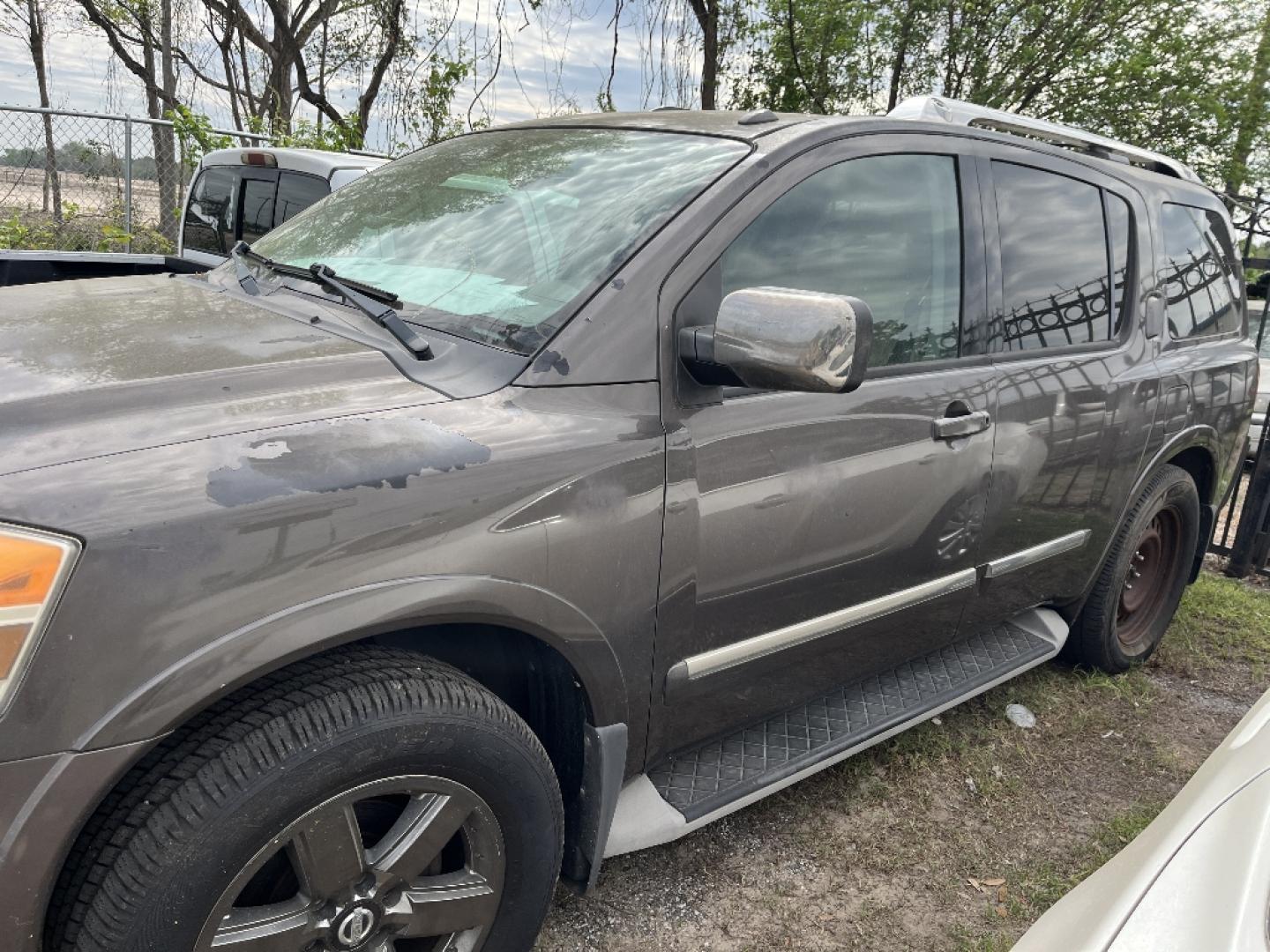 2013 BROWN NISSAN ARMADA SL 2WD (5N1AA0ND4DN) with an 5.6L V8 DOHC 32V engine, AUTOMATIC transmission, located at 2303 West Mt. Houston, Houston, 77038, (281) 507-3956, 29.771597, -95.339569- Photo#0