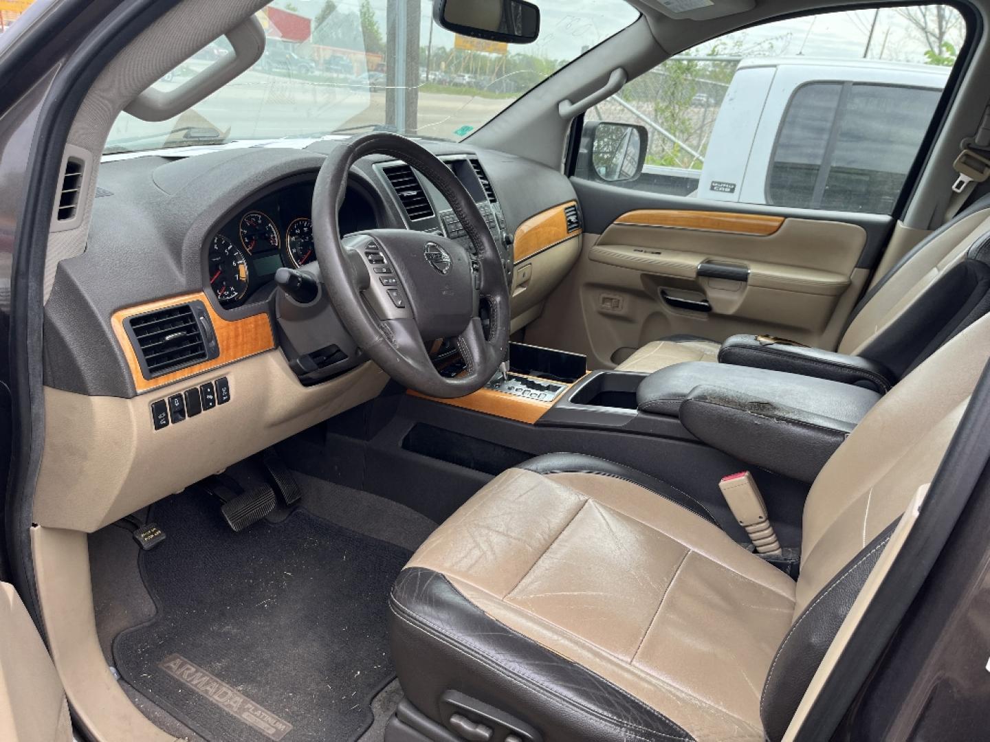 2013 BROWN NISSAN ARMADA SL 2WD (5N1AA0ND4DN) with an 5.6L V8 DOHC 32V engine, AUTOMATIC transmission, located at 2303 West Mt. Houston, Houston, 77038, (281) 507-3956, 29.771597, -95.339569- Photo#4