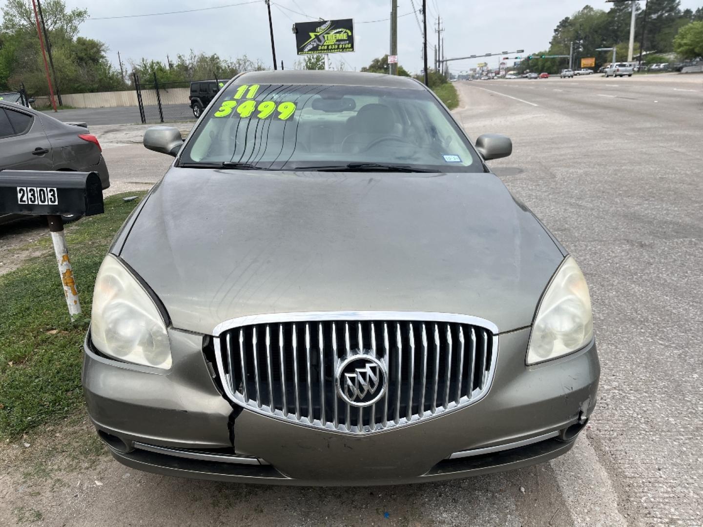 2011 BROWN BUICK LUCERNE CXL (1G4HC5EM4BU) with an 3.9L V6 OHV 12V engine, AUTOMATIC transmission, located at 2303 West Mt. Houston, Houston, 77038, (281) 507-3956, 29.771597, -95.339569- Photo#0