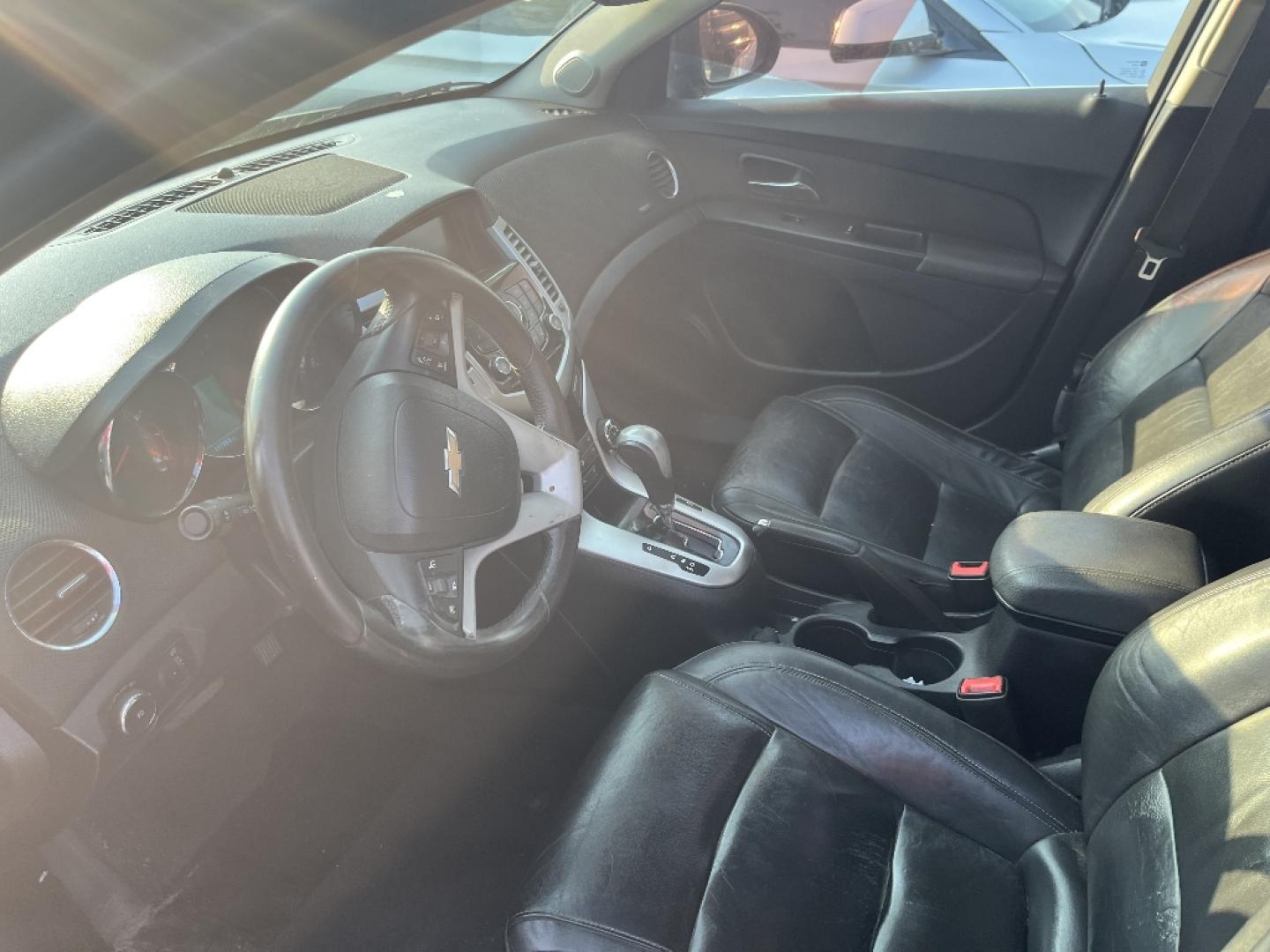2015 BLUE CHEVROLET CRUZE 2LT Auto (1G1PE5SB8F7) with an 1.4L L4 DOHC 16V TURBO engine, AUTOMATIC transmission, located at 2303 West Mt. Houston, Houston, 77038, (281) 507-3956, 29.771597, -95.339569- Photo#2