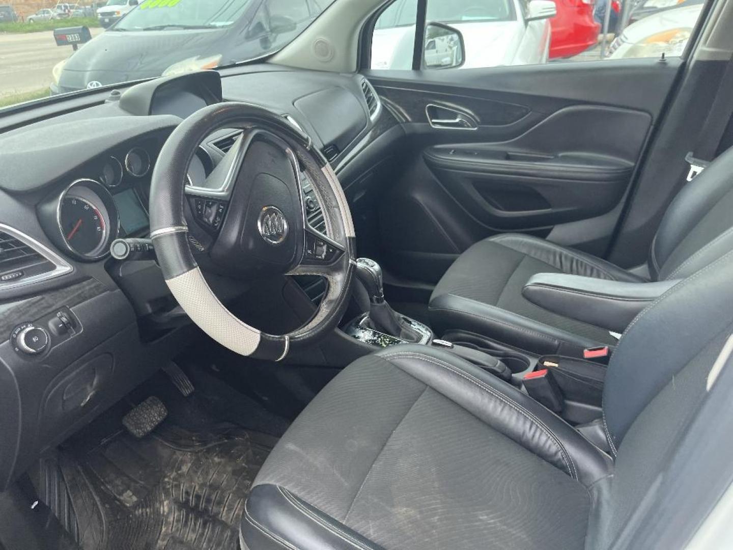 2013 WHITE BUICK ENCORE Convenience FWD (KL4CJBSB0DB) with an 1.4L L4 DOHC 16V TURBO engine, AUTOMATIC transmission, located at 2303 West Mt. Houston, Houston, 77038, (281) 507-3956, 29.771597, -95.339569 - Photo#4