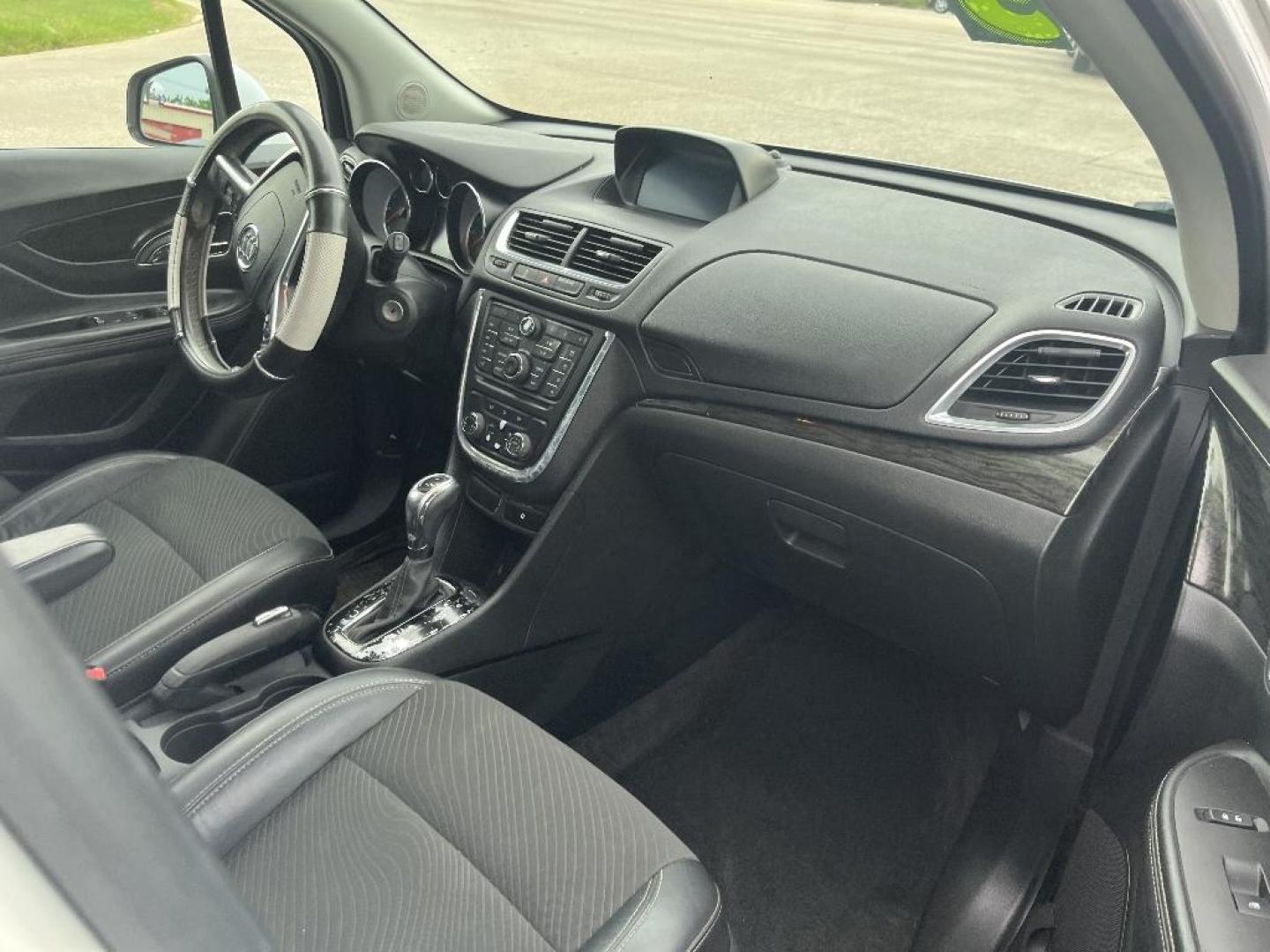 2013 WHITE BUICK ENCORE Convenience FWD (KL4CJBSB0DB) with an 1.4L L4 DOHC 16V TURBO engine, AUTOMATIC transmission, located at 2303 West Mt. Houston, Houston, 77038, (281) 507-3956, 29.771597, -95.339569 - Photo#6