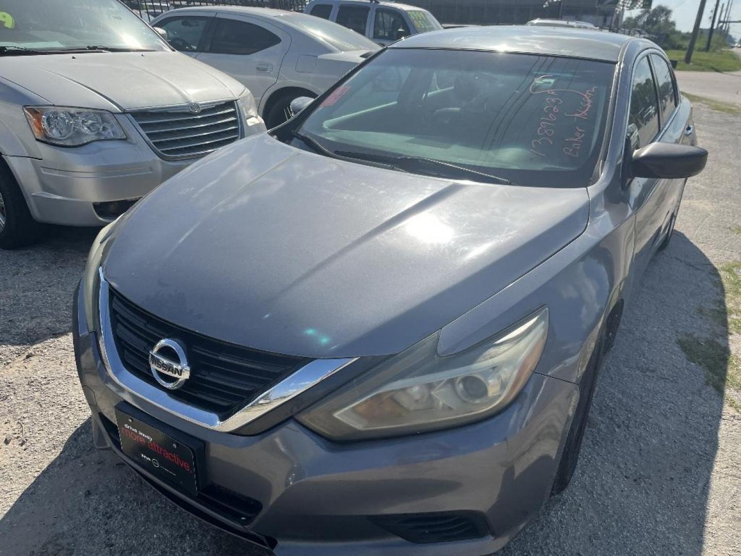 2016 GRAY NISSAN ALTIMA 2.5 S (1N4AL3AP9GC) with an 2.5L L4 DOHC 16V engine, AUTOMATIC transmission, located at 2303 West Mt. Houston, Houston, 77038, (281) 507-3956, 29.771597, -95.339569 - Photo#0