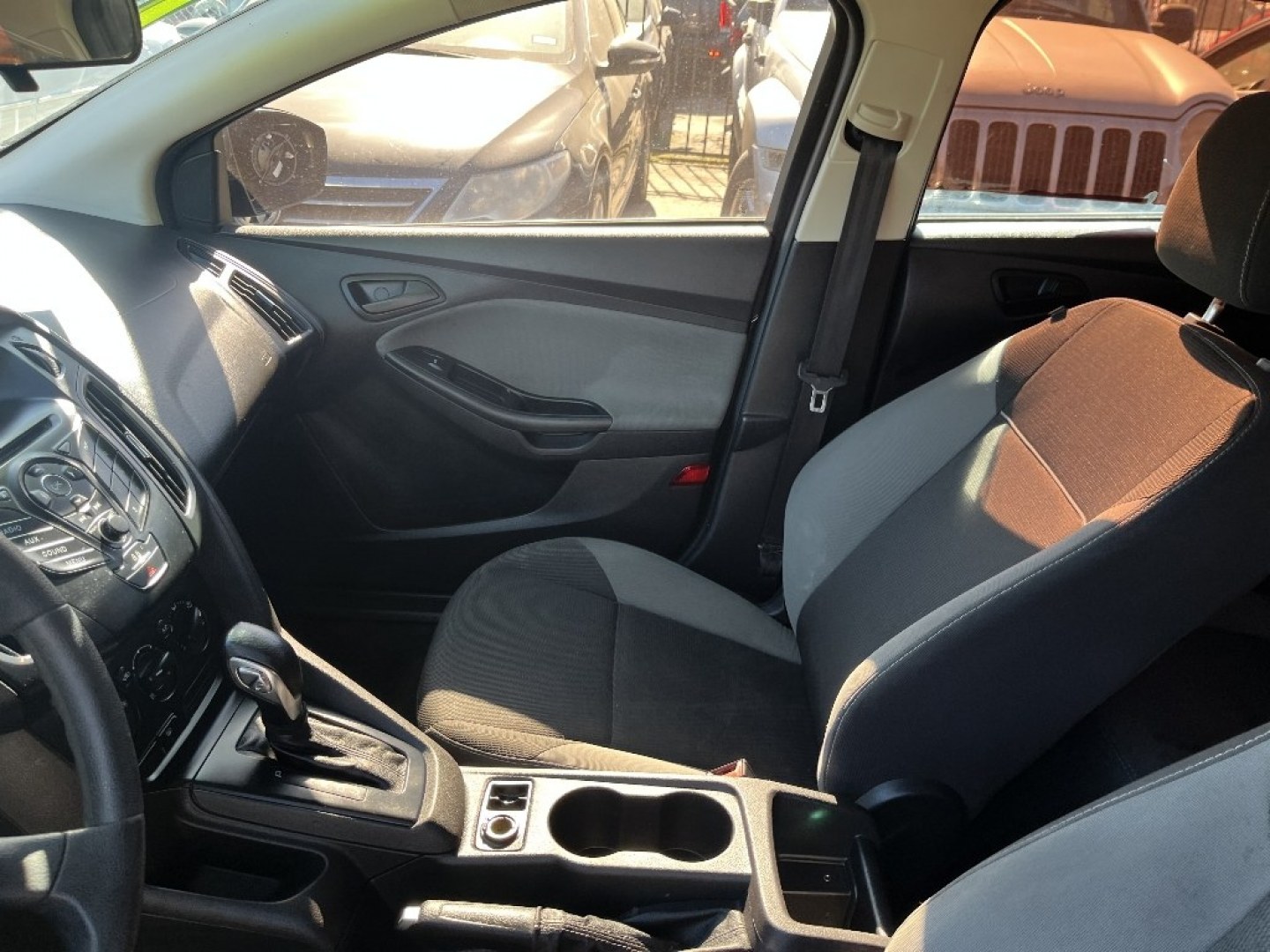 2013 BLACK FORD FOCUS S Sedan (1FADP3E29DL) with an 2.0L L4 DOHC 16V engine, AUTOMATIC transmission, located at 2303 West Mt. Houston, Houston, 77038, (281) 507-3956, 29.771597, -95.339569- Photo#5