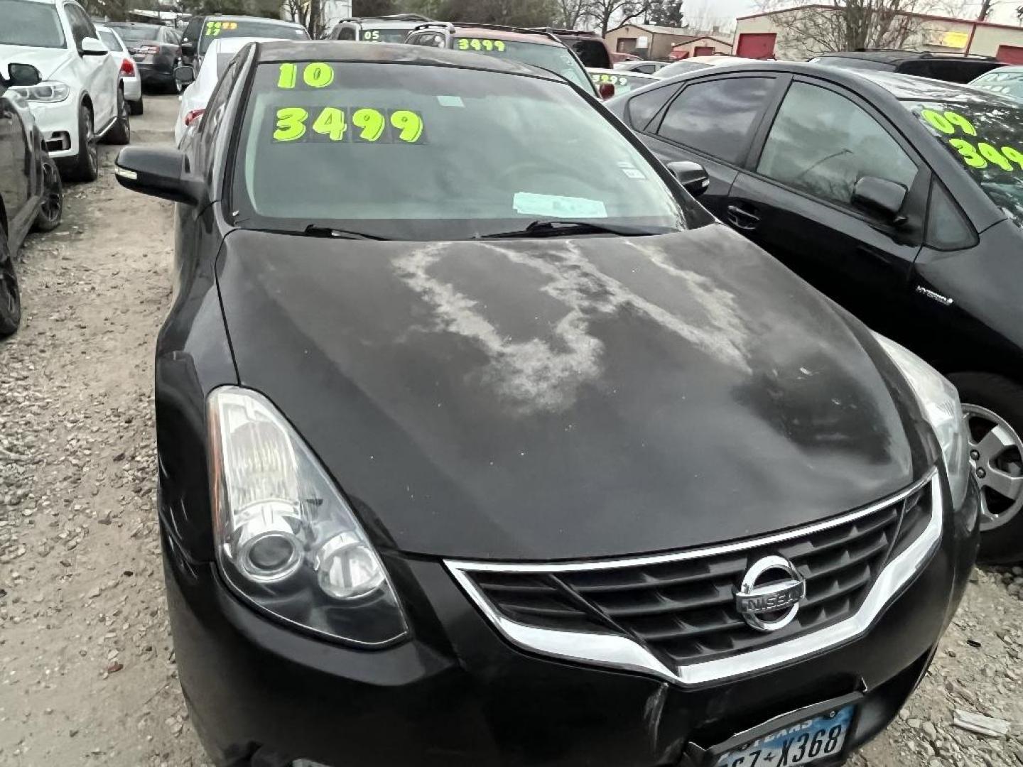 2010 BLACK NISSAN ALTIMA 2.5 S 6M/T Coupe (1N4AL2EP5AC) with an 2.5L L4 DOHC 16V engine, AUTOMATIC transmission, located at 2303 West Mt. Houston, Houston, 77038, (281) 507-3956, 29.771597, -95.339569 - Photo#0