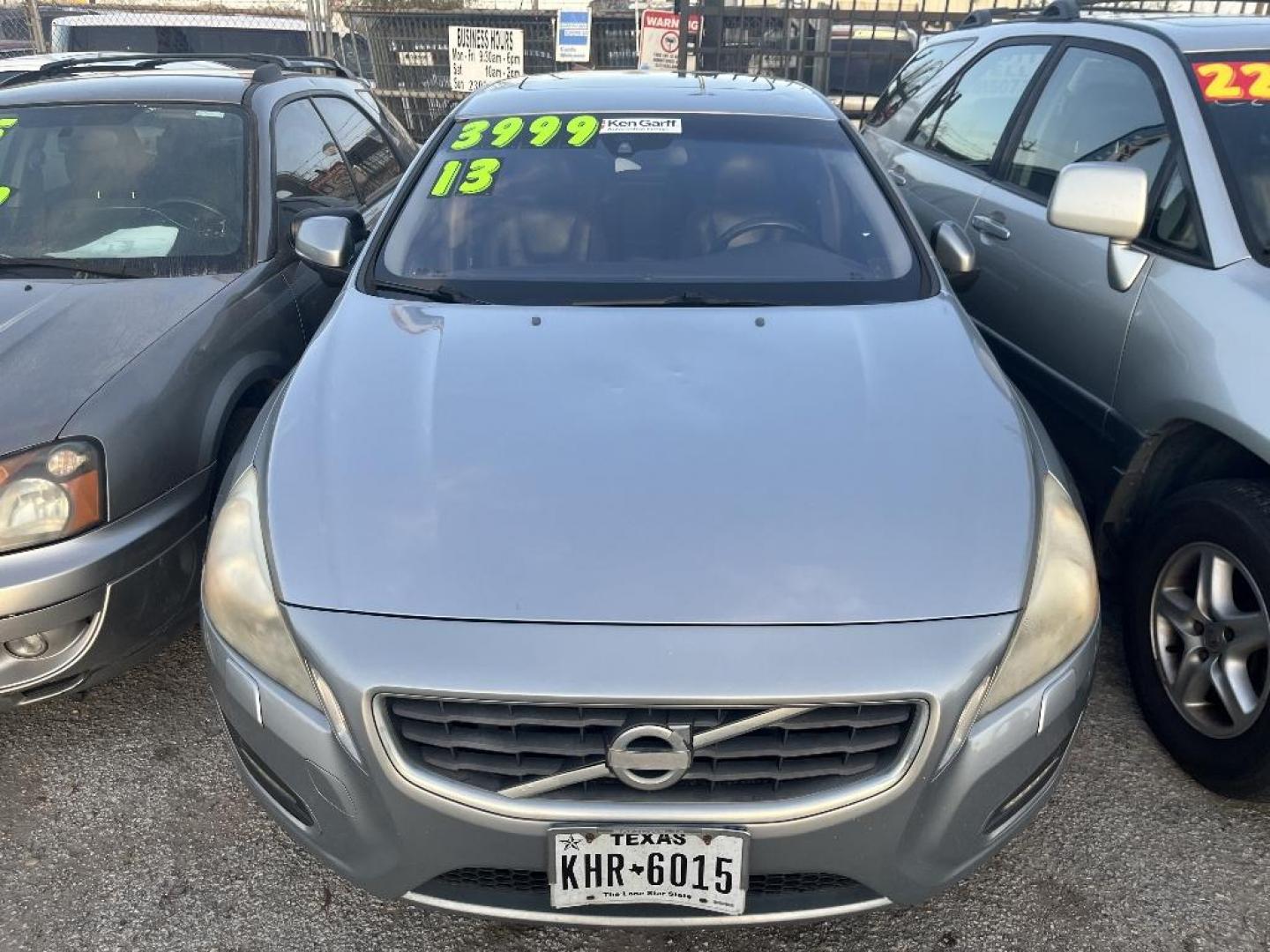 2013 GRAY VOLVO S60 T5 (YV1612FS1D1) with an 2.5L L5 DOHC 20V TURBO engine, AUTOMATIC transmission, located at 2303 West Mt. Houston, Houston, 77038, (281) 507-3956, 29.771597, -95.339569 - Photo#0