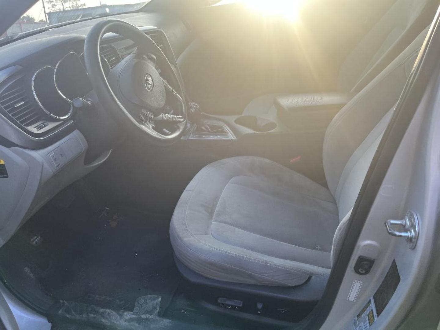 2011 GRAY KIA OPTIMA LX AT (KNAGM4A77B5) with an 2.4L L4 DOHC 16V engine, AUTOMATIC transmission, located at 2303 West Mt. Houston, Houston, 77038, (281) 507-3956, 29.771597, -95.339569 - Photo#2