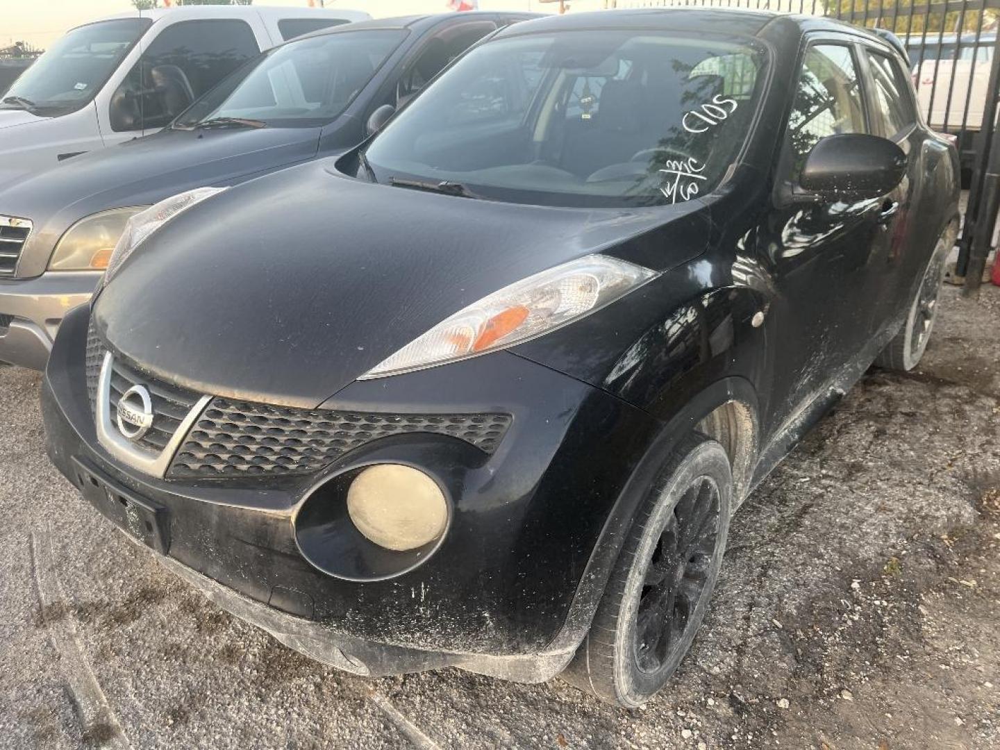 2013 BLACK NISSAN JUKE S FWD (JN8AF5MR2DT) with an 1.6L L4 DOHC 16V TURBO engine, AUTOMATIC transmission, located at 2303 West Mt. Houston, Houston, 77038, (281) 507-3956, 29.771597, -95.339569 - Photo#0