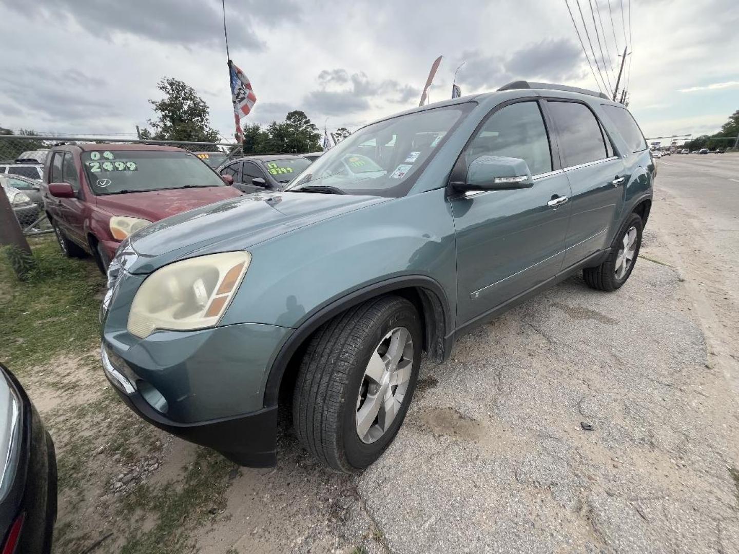 2010 BLUE GMC ACADIA SLT-1 FWD (1GKLRMED9AJ) with an 3.6L V6 DOHC 24V engine, AUTOMATIC transmission, located at 2303 West Mt. Houston, Houston, 77038, (281) 507-3956, 29.771597, -95.339569 - Photo#1