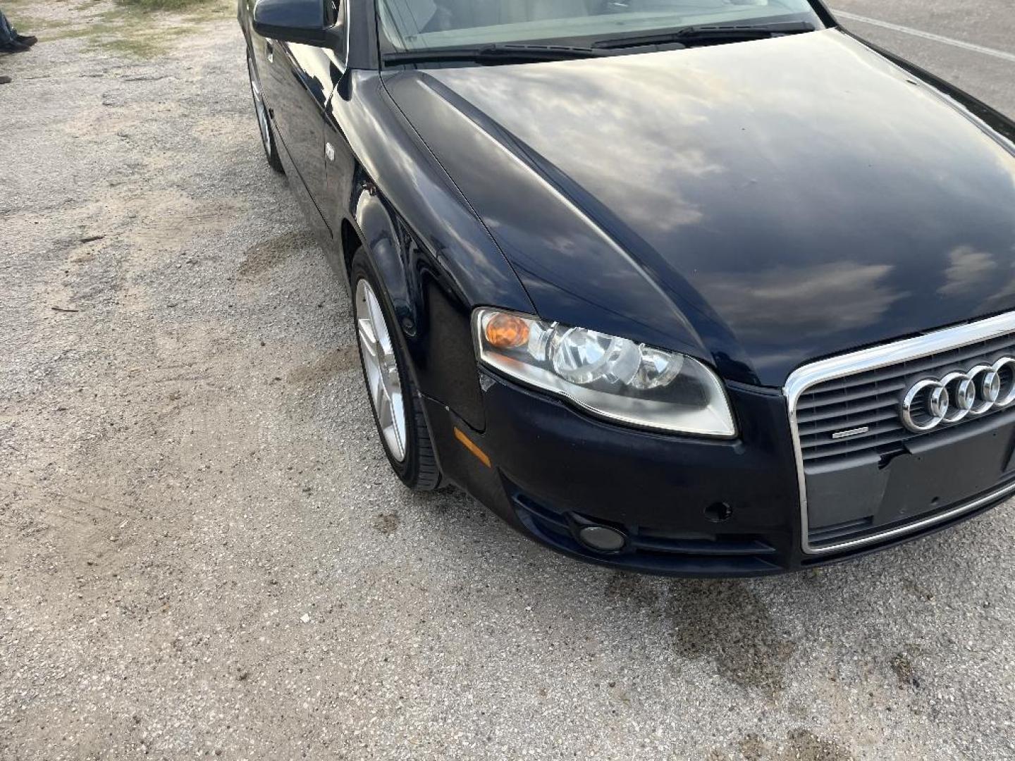2007 BLACK AUDI A4 2.0T quattro (WAUDF78E77A) with an 2.0L L4 DOHC 16V engine, AUTOMATIC transmission, located at 2303 West Mt. Houston, Houston, 77038, (281) 507-3956, 29.771597, -95.339569 - Photo#1