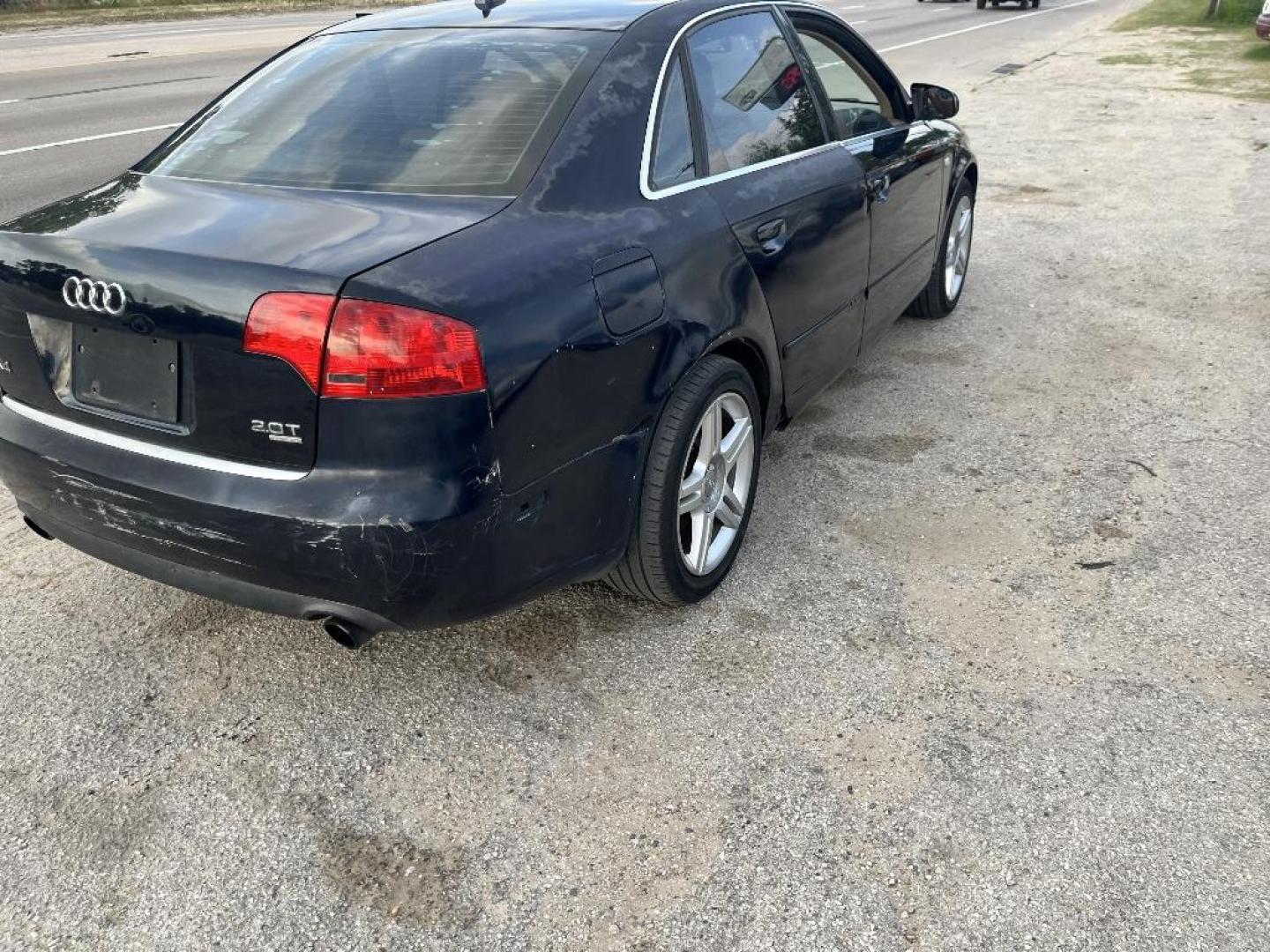2007 BLACK AUDI A4 2.0T quattro (WAUDF78E77A) with an 2.0L L4 DOHC 16V engine, AUTOMATIC transmission, located at 2303 West Mt. Houston, Houston, 77038, (281) 507-3956, 29.771597, -95.339569 - Photo#3