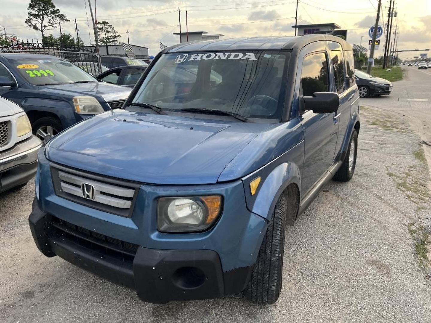 2008 BLUE HONDA ELEMENT EX 2WD AT (5J6YH18768L) with an 2.4L L4 DOHC 16V engine, AUTOMATIC transmission, located at 2303 West Mt. Houston, Houston, 77038, (281) 507-3956, 29.771597, -95.339569 - Photo#0