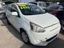 2014 WHITE MITSUBISHI MIRAGE ES (ML32A3HJ1EH) with an 1.2L L3 DOHC engine, AUTOMATIC transmission, located at 2303 West Mt. Houston, Houston, 77038, (281) 507-3956, 29.771597, -95.339569 - Photo#0