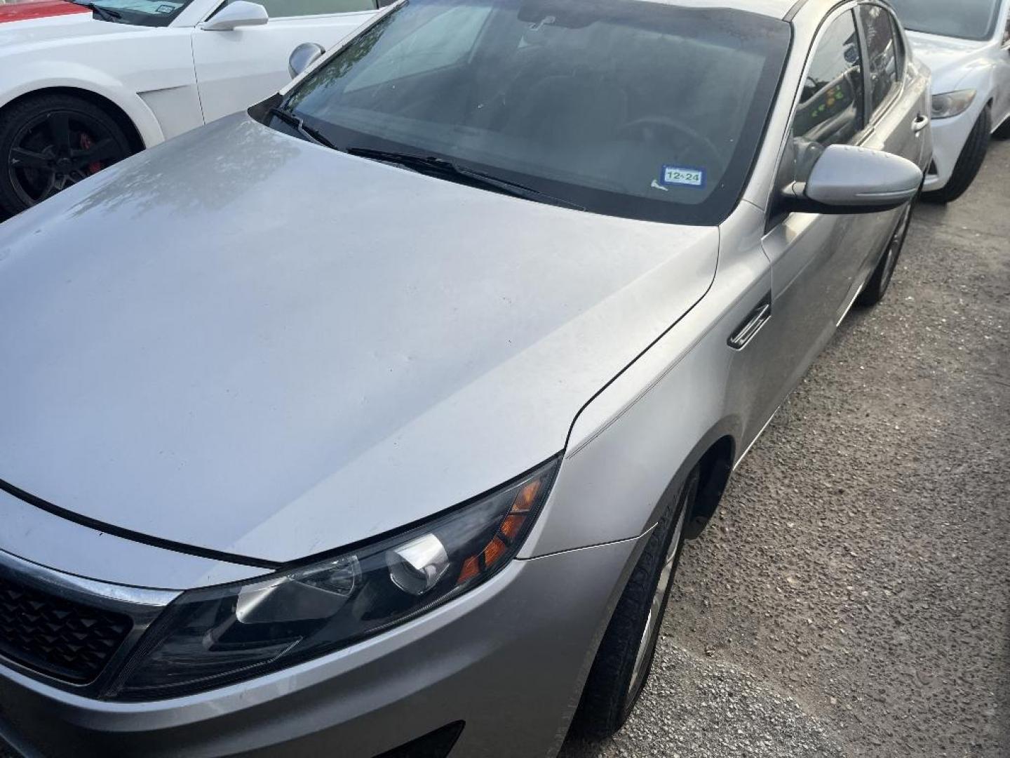 2011 GRAY KIA OPTIMA LX AT (KNAGM4A7XB5) with an 2.4L L4 DOHC 16V engine, AUTOMATIC transmission, located at 2303 West Mt. Houston, Houston, 77038, (281) 507-3956, 29.771597, -95.339569 - Photo#1