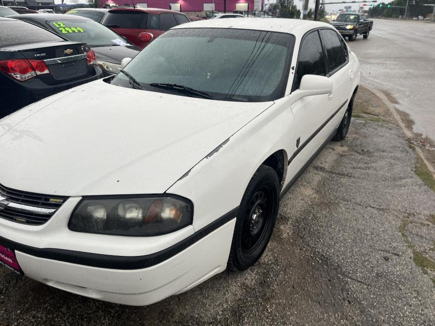 2005 WHITE CHEVROLET IMPALA Base (2G1WF55K059) with an 3.8L V6 OHV 12V engine, AUTOMATIC transmission, located at 2303 West Mt. Houston, Houston, 77038, (281) 507-3956, 29.771597, -95.339569 - Photo#0