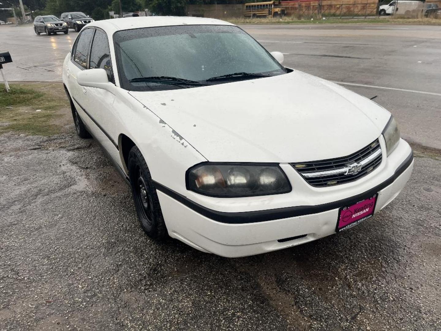 2005 WHITE CHEVROLET IMPALA Base (2G1WF55K059) with an 3.8L V6 OHV 12V engine, AUTOMATIC transmission, located at 2303 West Mt. Houston, Houston, 77038, (281) 507-3956, 29.771597, -95.339569 - Photo#1
