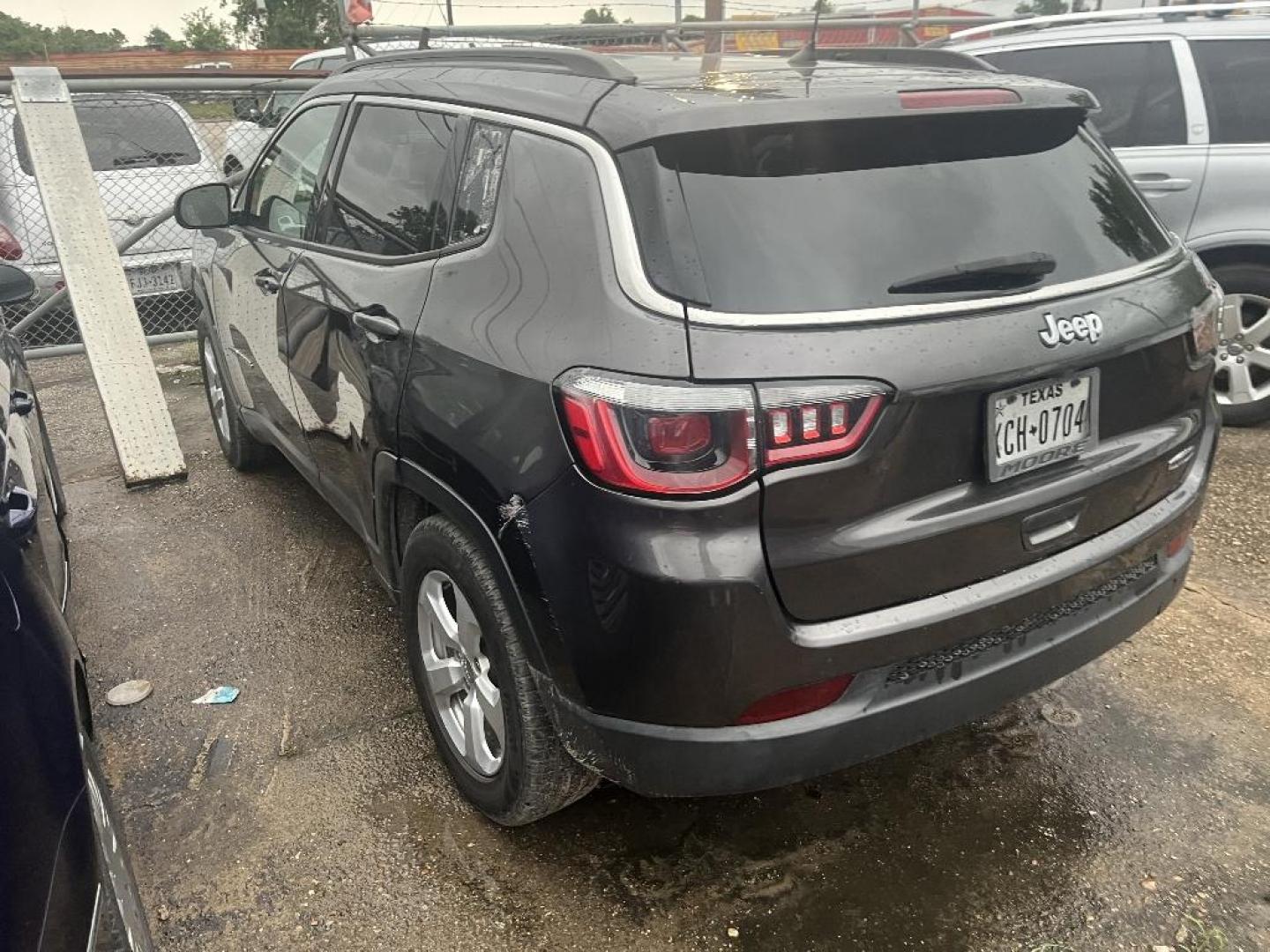 2018 BLACK JEEP COMPASS Latitude FWD (3C4NJCBB4JT) with an 2.4L L4 DOHC 16V engine, AUTOMATIC transmission, located at 2303 West Mt. Houston, Houston, 77038, (281) 507-3956, 29.771597, -95.339569 - Photo#1