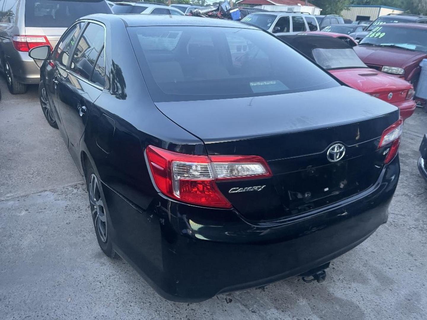 2012 BLACK TOYOTA CAMRY SE (4T4BF1FK7CR) with an 2.5L L4 DOHC 16V engine, AUTOMATIC transmission, located at 2303 West Mt. Houston, Houston, 77038, (281) 507-3956, 29.771597, -95.339569 - Photo#2