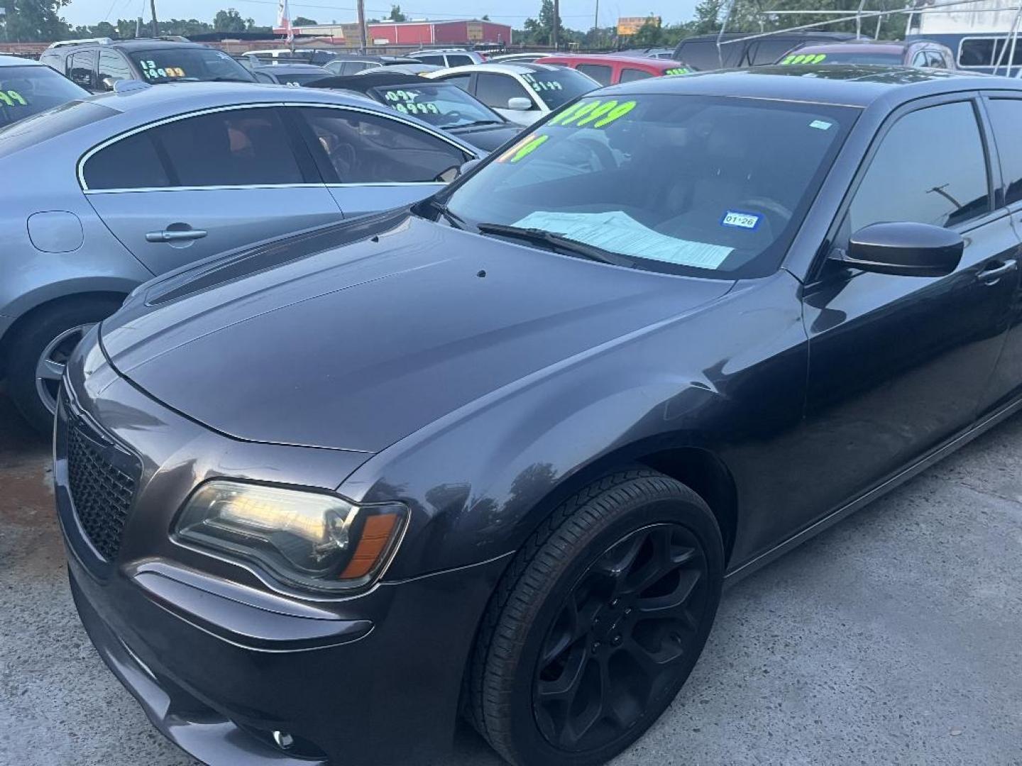 2014 GRAY CHRYSLER 300 S V6 AWD (2C3CCAGG0EH) with an 3.6L V6 DOHC 24V engine, AUTOMATIC transmission, located at 2303 West Mt. Houston, Houston, 77038, (281) 507-3956, 29.771597, -95.339569 - Photo#0