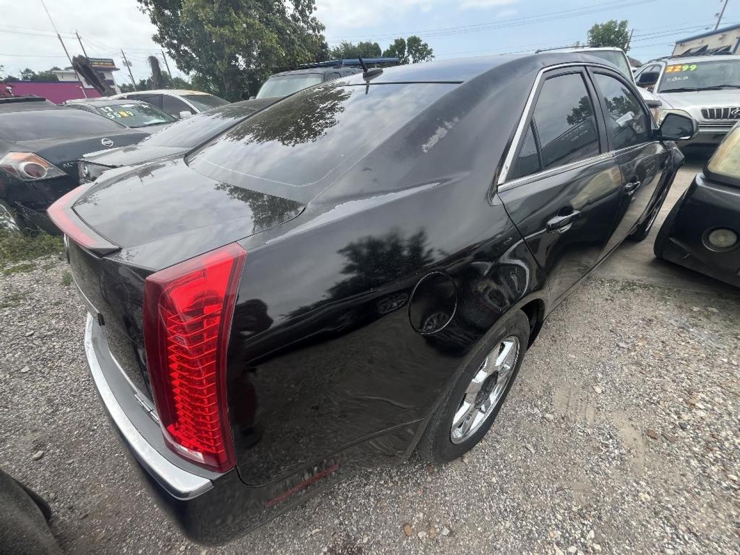 2008 BLACK CADILLAC CTS 3.6L SFI (1G6DF577580) with an 3.6L V6 DOHC 24V engine, AUTOMATIC transmission, located at 2303 West Mt. Houston, Houston, 77038, (281) 507-3956, 29.771597, -95.339569 - Photo#2