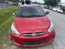 2015 RED HYUNDAI ACCENT GLS 4-Door 6A (KMHCT4AE1FU) with an 1.6L L4 DOHC 16V engine, AUTOMATIC transmission, located at 2303 West Mt. Houston, Houston, 77038, (281) 507-3956, 29.771597, -95.339569 - Photo#0