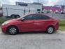 2015 RED HYUNDAI ACCENT GLS 4-Door 6A (KMHCT4AE1FU) with an 1.6L L4 DOHC 16V engine, AUTOMATIC transmission, located at 2303 West Mt. Houston, Houston, 77038, (281) 507-3956, 29.771597, -95.339569 - Photo#1