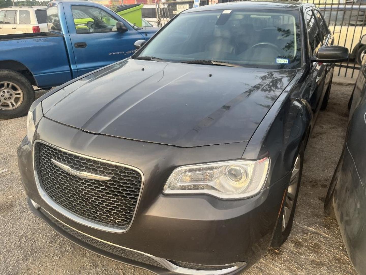 2017 GRAY CHRYSLER 300 Limited RWD (2C3CCAAG9HH) with an 3.6L V6 SOHC 24V engine, AUTOMATIC transmission, located at 2303 West Mt. Houston, Houston, 77038, (281) 507-3956, 29.771597, -95.339569 - Photo#0