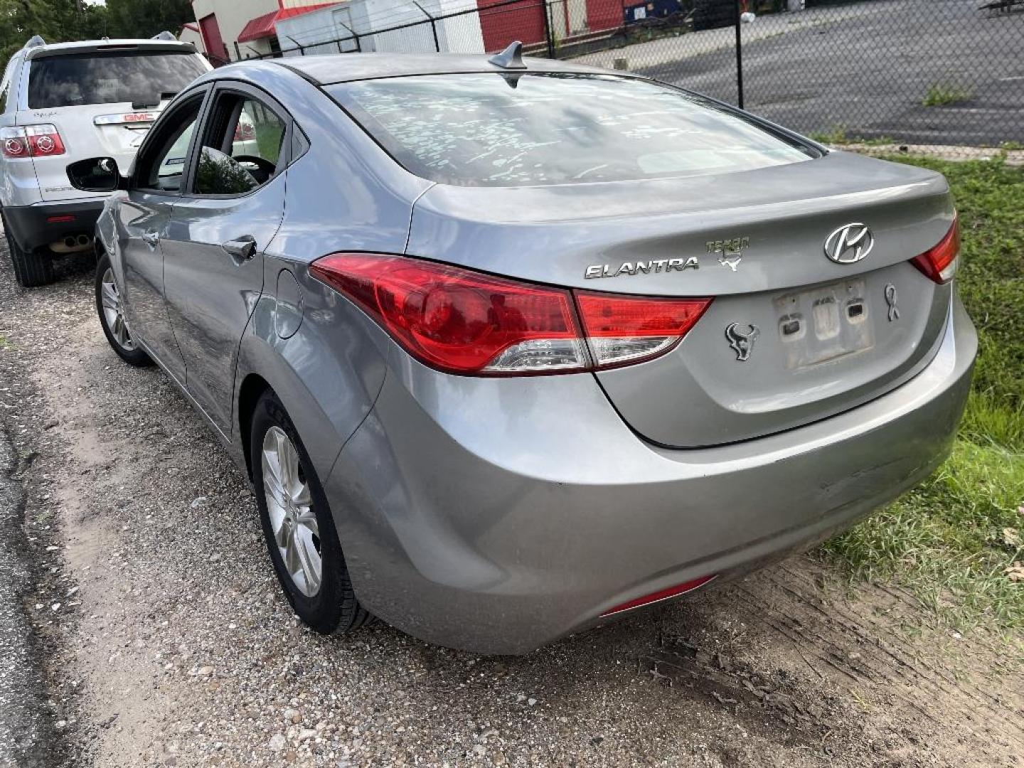 2012 GRAY HYUNDAI ELANTRA Limited (KMHDH4AE4CU) with an 1.8L L4 DOHC 16V engine, AUTOMATIC transmission, located at 2303 West Mt. Houston, Houston, 77038, (281) 507-3956, 29.771597, -95.339569 - Photo#1