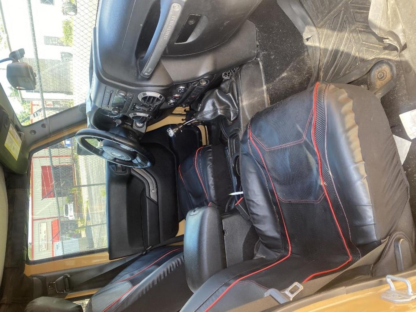 2014 BROWN JEEP WRANGLER Unlimited Sport 4WD (1C4BJWDG0EL) with an 3.6L V6 DOHC 24V FFV engine, MANUAL transmission, located at 2303 West Mt. Houston, Houston, 77038, (281) 507-3956, 29.771597, -95.339569 - Photo#2