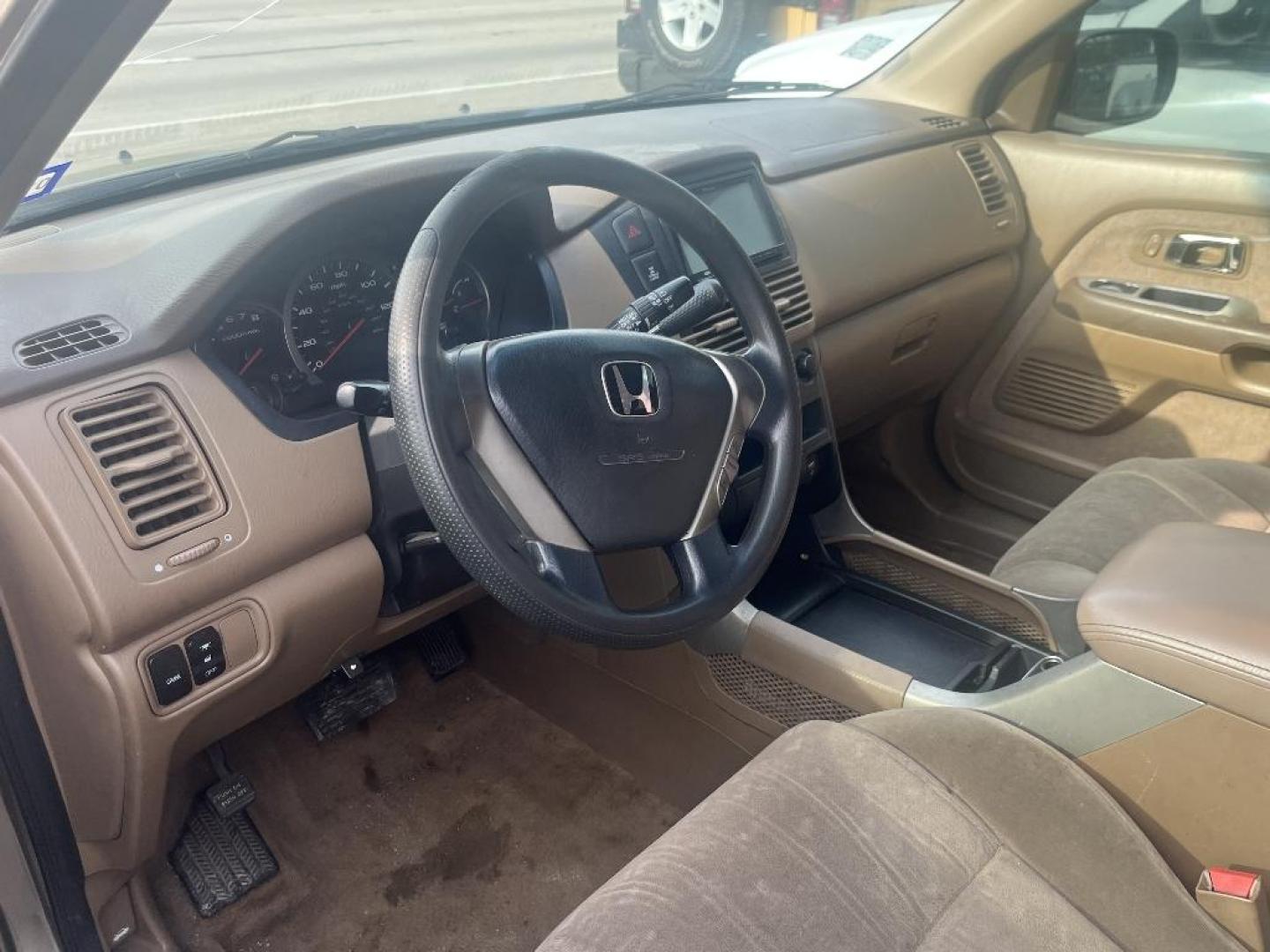 2005 BROWN HONDA PILOT LX (2HKYF18165H) with an 3.5L V6 SOHC 24V engine, AUTOMATIC transmission, located at 2303 West Mt. Houston, Houston, 77038, (281) 507-3956, 29.771597, -95.339569 - Photo#2