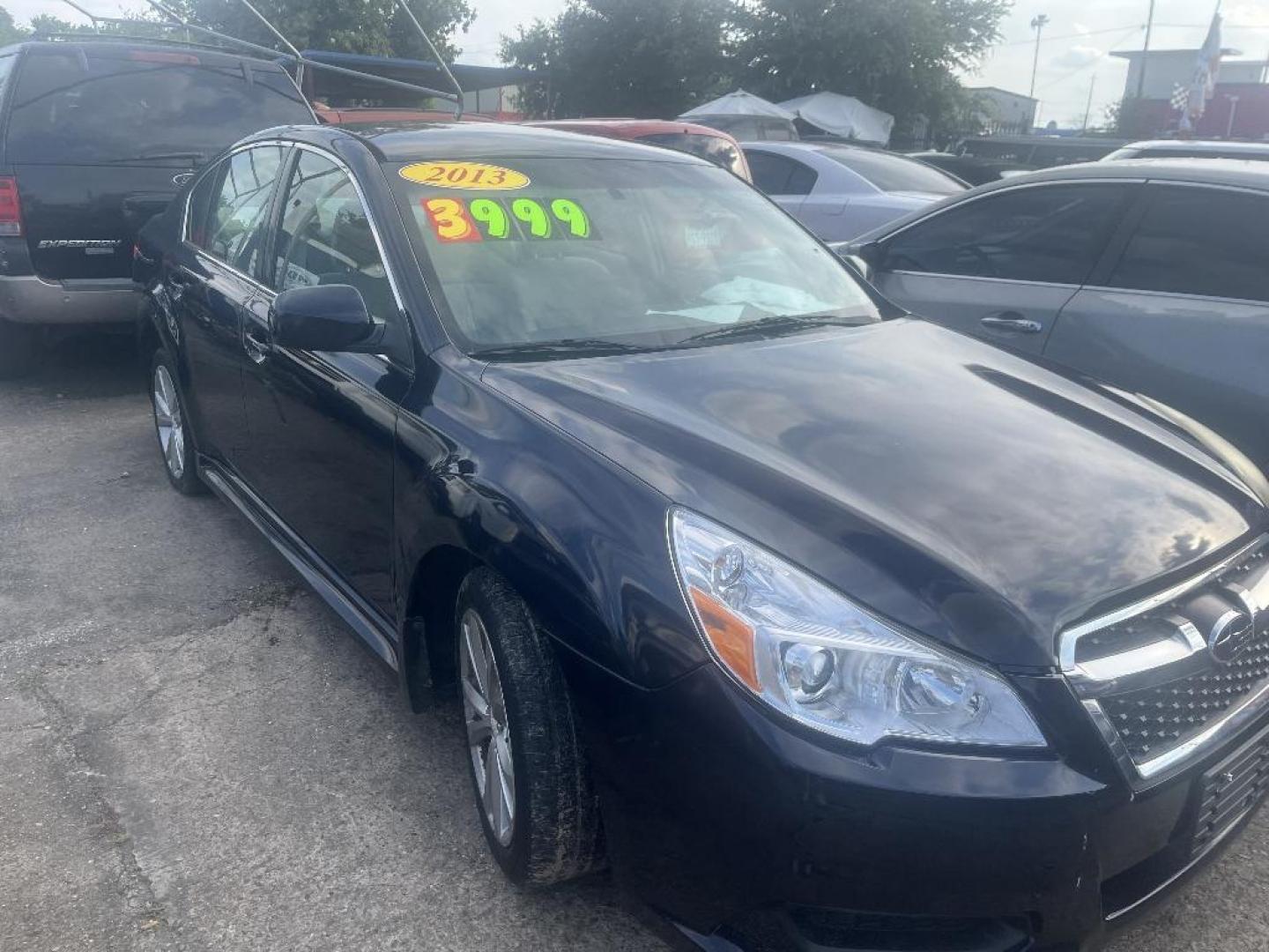 2013 BLUE SUBARU LEGACY 2.5i Premium (4S3BMBC61D3) with an 2.5L H4 SOHC 16V engine, AUTOMATIC transmission, located at 2303 West Mt. Houston, Houston, 77038, (281) 507-3956, 29.771597, -95.339569 - Photo#3