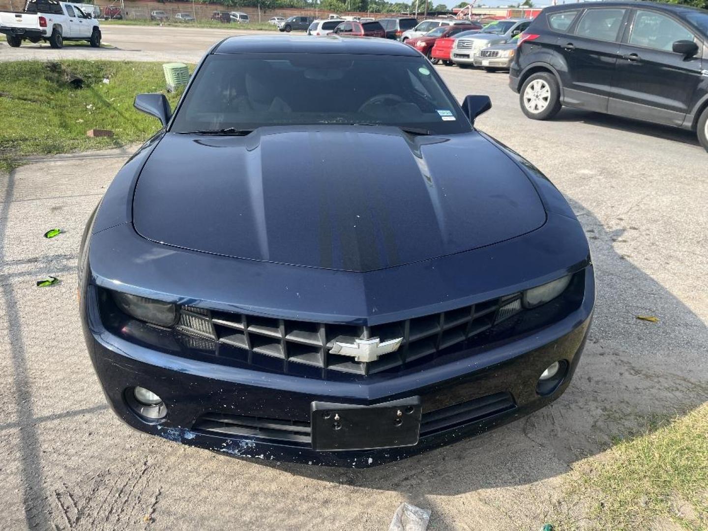 2011 BLUE CHEVROLET CAMARO LT1 Coupe (2G1FB1ED2B9) with an 3.6L V6 DOHC 24V engine, AUTOMATIC transmission, located at 2303 West Mt. Houston, Houston, 77038, (281) 507-3956, 29.771597, -95.339569 - Photo#1