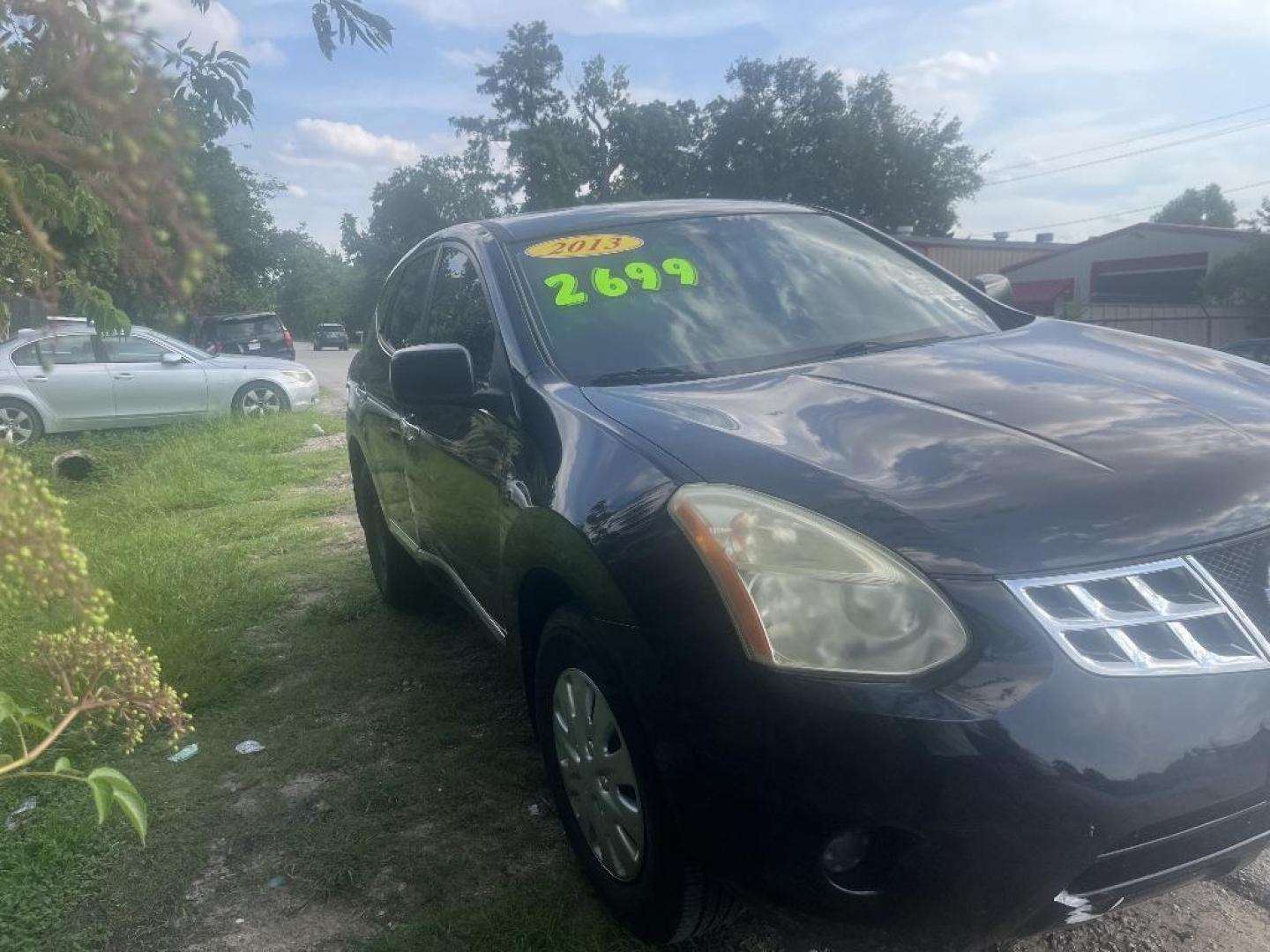 2013 BLACK NISSAN ROGUE S 2WD (JN8AS5MT9DW) with an 2.5L L4 DOHC 16V engine, AUTOMATIC transmission, located at 2303 West Mt. Houston, Houston, 77038, (281) 507-3956, 29.771597, -95.339569 - Photo#1