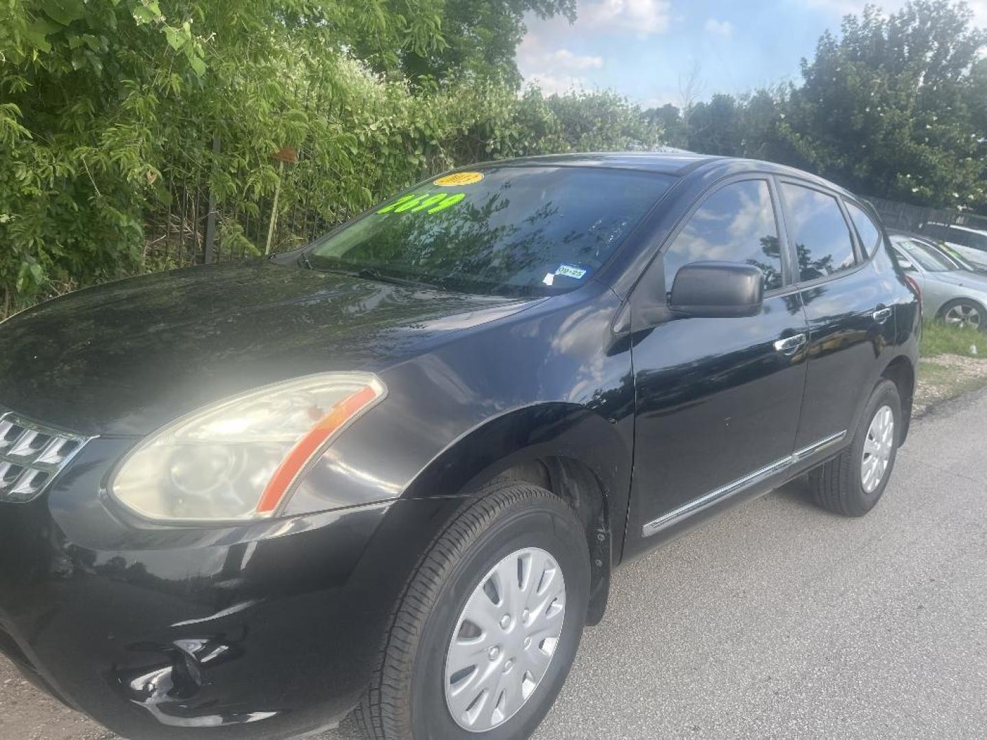 2013 BLACK NISSAN ROGUE S 2WD (JN8AS5MT9DW) with an 2.5L L4 DOHC 16V engine, AUTOMATIC transmission, located at 2303 West Mt. Houston, Houston, 77038, (281) 507-3956, 29.771597, -95.339569 - Photo#4