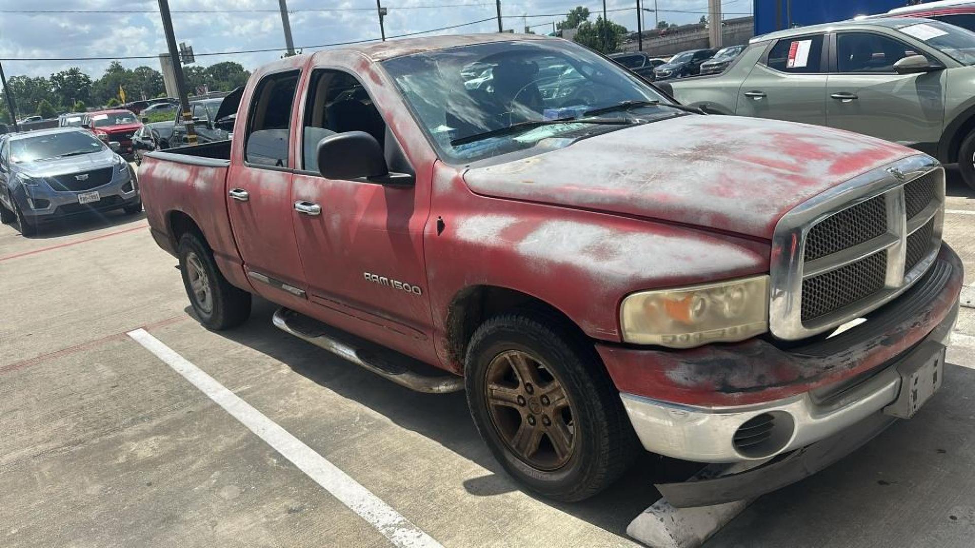 2002 RED DODGE RAM 1500 ST Quad Cab Short Bed 2WD (1D7HA18N22S) with an 4.7L V8 SOHC 16V engine, AUTOMATIC transmission, located at 2303 West Mt. Houston, Houston, 77038, (281) 507-3956, 29.771597, -95.339569 - Photo#0