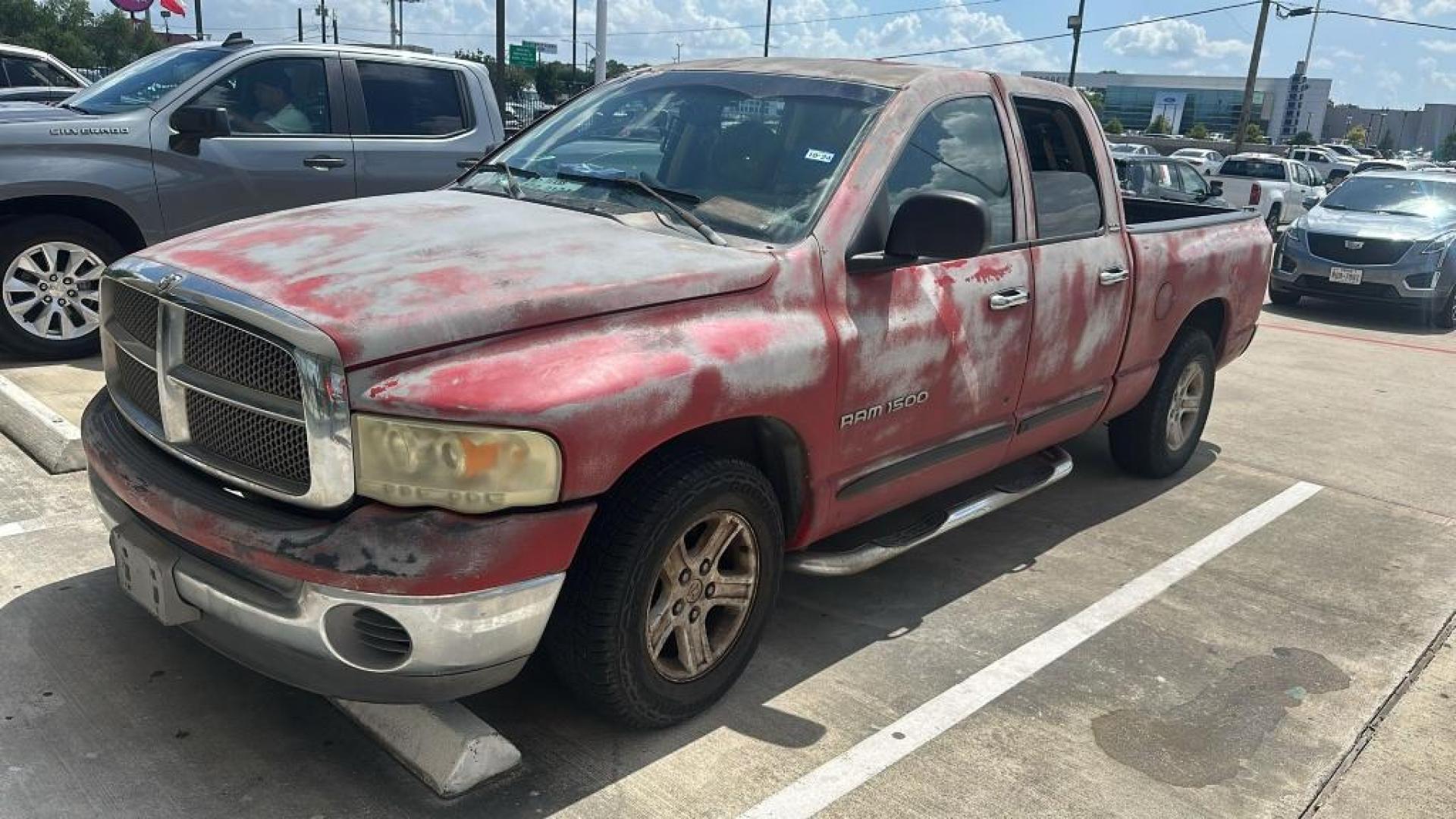 2002 RED DODGE RAM 1500 ST Quad Cab Short Bed 2WD (1D7HA18N22S) with an 4.7L V8 SOHC 16V engine, AUTOMATIC transmission, located at 2303 West Mt. Houston, Houston, 77038, (281) 507-3956, 29.771597, -95.339569 - Photo#2