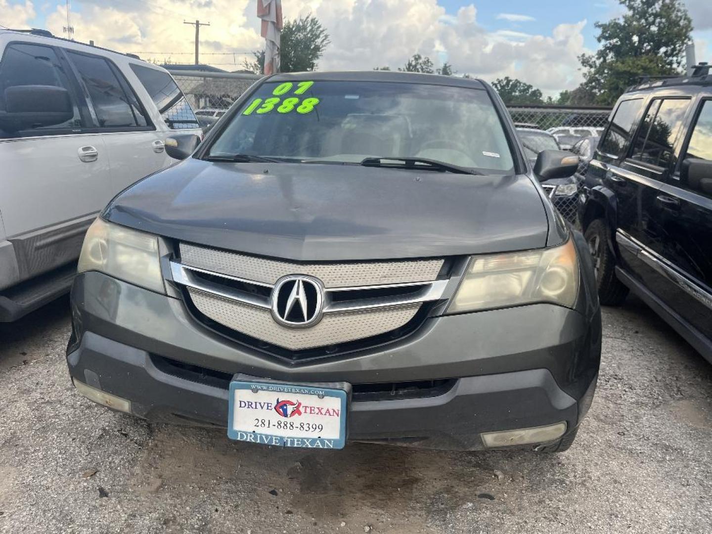 2007 GRAY ACURA MDX Base (2HNYD28247H) with an 3.7L V6 SOHC 24V engine, AUTOMATIC transmission, located at 2303 West Mt. Houston, Houston, 77038, (281) 507-3956, 29.771597, -95.339569 - Photo#1