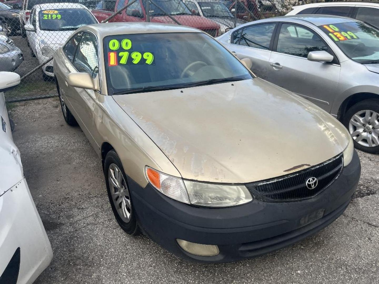 2000 BROWN TOYOTA CAMRY SOLARA SE (2T1CF22P2YC) with an 3.0L V6 DOHC 24V engine, AUTOMATIC transmission, located at 2303 West Mt. Houston, Houston, 77038, (281) 507-3956, 29.771597, -95.339569 - Photo#0