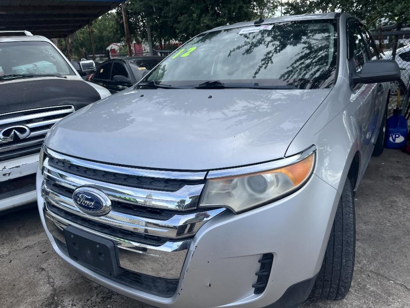 2012 GRAY FORD EDGE SE FWD (2FMDK3GC6CB) with an 3.5L V6 DOHC 24V engine, AUTOMATIC transmission, located at 2303 West Mt. Houston, Houston, 77038, (281) 507-3956, 29.771597, -95.339569 - Photo#1