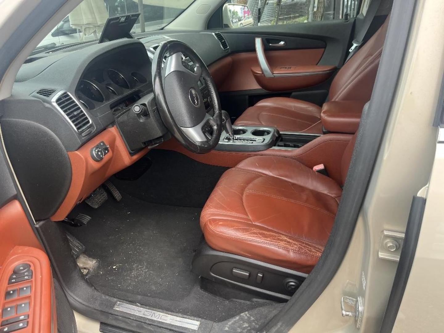 2008 BROWN GMC ACADIA SLT-2 FWD (1GKER33718J) with an 3.6L V6 DOHC 24V engine, AUTOMATIC transmission, located at 2303 West Mt. Houston, Houston, 77038, (281) 507-3956, 29.771597, -95.339569 - Photo#1