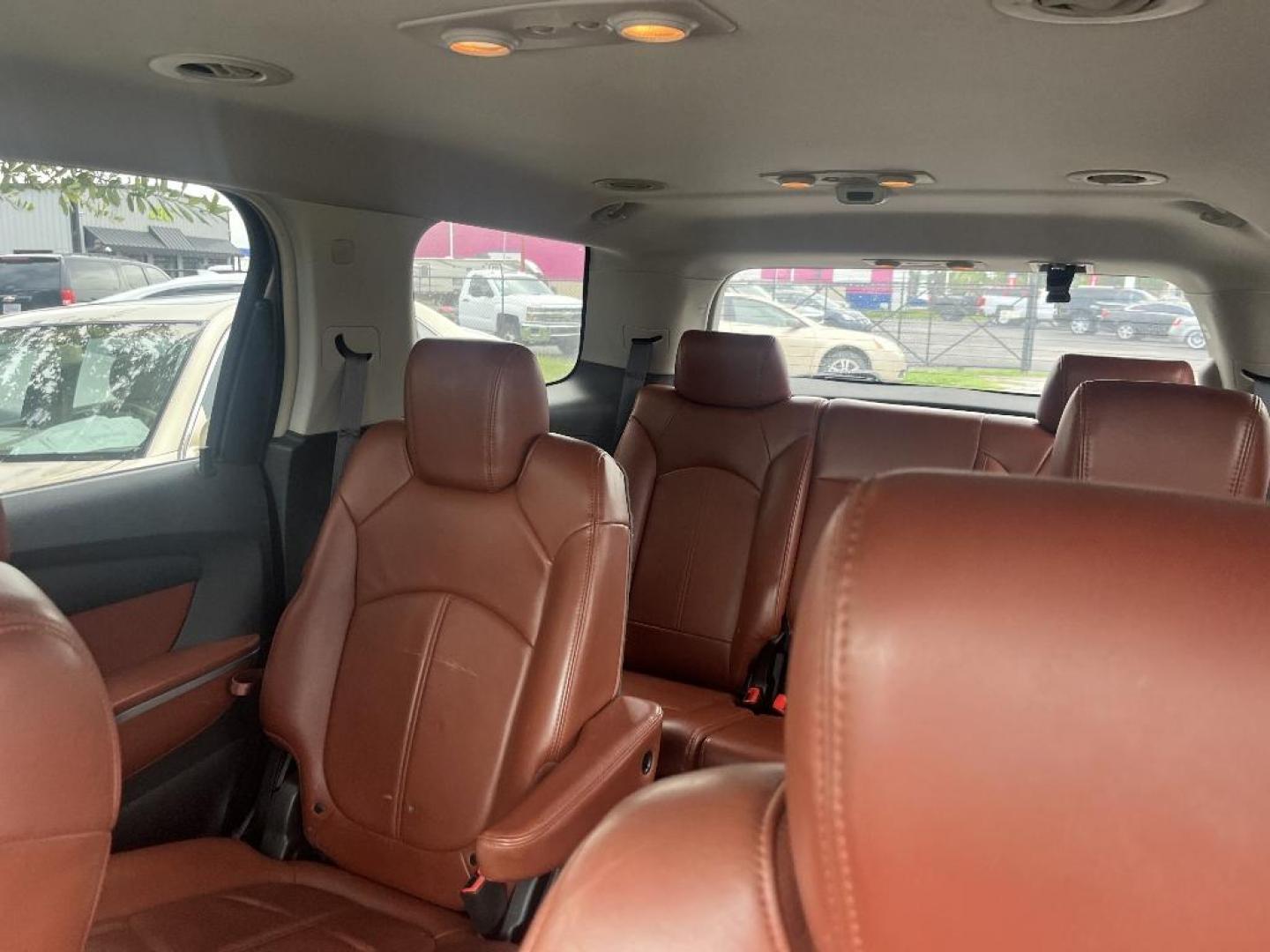 2008 BROWN GMC ACADIA SLT-2 FWD (1GKER33718J) with an 3.6L V6 DOHC 24V engine, AUTOMATIC transmission, located at 2303 West Mt. Houston, Houston, 77038, (281) 507-3956, 29.771597, -95.339569 - Photo#2