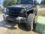 2008 BLACK JEEP WRANGLER Unlimited Sahara 4WD (1J8GA59118L) with an 3.8L V6 OHV 12V engine, AUTOMATIC transmission, located at 2303 West Mt. Houston, Houston, 77038, (281) 507-3956, 29.771597, -95.339569 - Photo#4